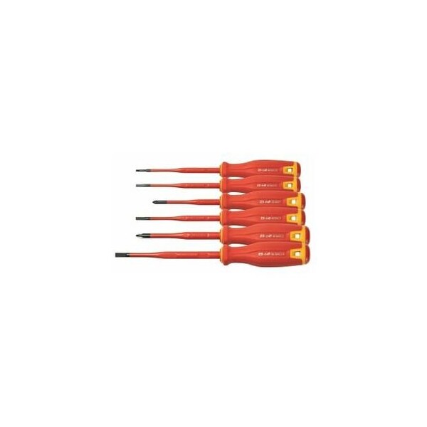 Garant Insulated Slotted and Phillips Screwdriver Set with Slim Blade, 6 Pc 666986 4/2 - main